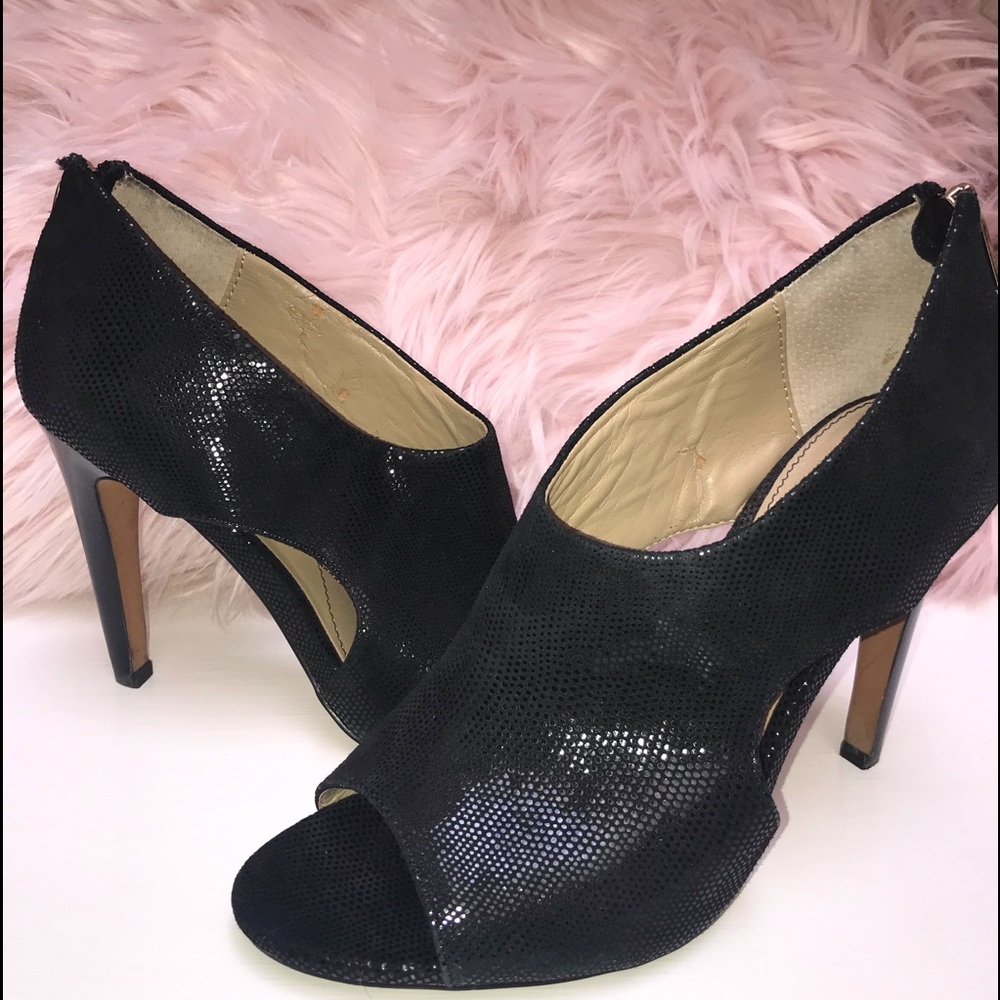 Isola Peep Sides & Toe Zip Pumps